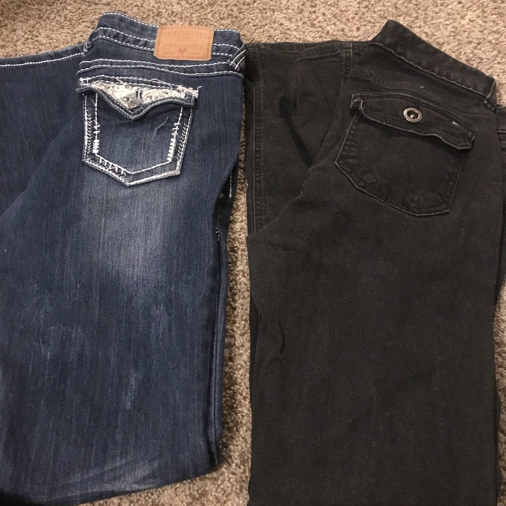 Amethyst jeans and Tommy Hilfiger jeans.